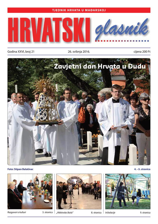 Godina XXVI, broj 21 - 26. svibnja 2016.